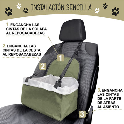 ASIENTO DE AUTO PARA MASCOTAS