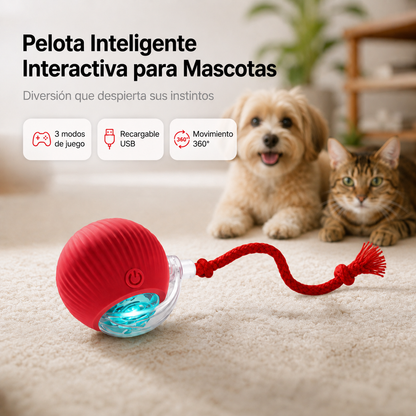 Pelota Inteligente Interactiva para Mascotas