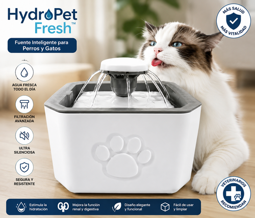 HidroPet Fresh Fuente Inteligente para Perros y Gatos